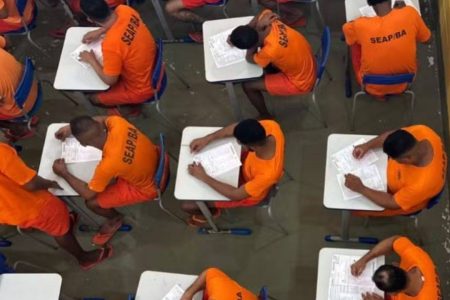 Detento do Conjunto Penal de Barreiras alcança 880 pontos na redação do Enem PPL