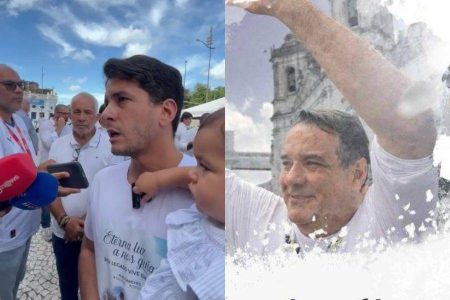 “O sonho de meu pai vive em mim”, afirma Duda Sanches durante Missa de 7º dia de Alan Sanches