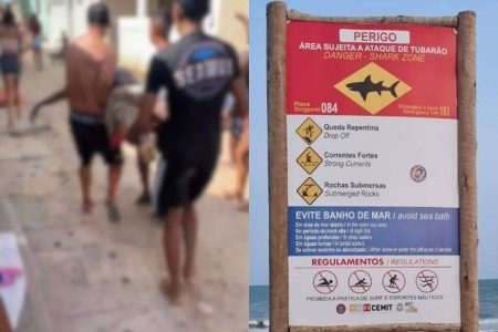 Ataque de tubarão mata adolescente de 13 anos em praia de Olinda