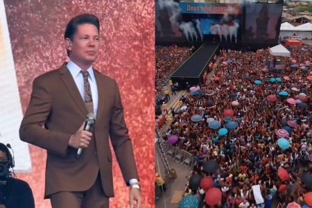 Bispo Bruno Leonardo reúne multidão para culto em Salvador neste domingo (11)