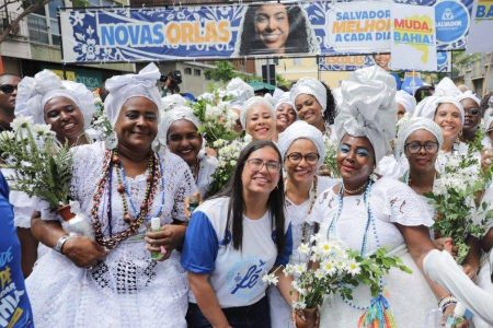 Ana Paula Matos destaca fé e fortalecimento do turismo religioso na Lavagem do Bonfim