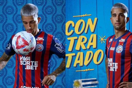 Bahia anuncia contratação do atacante uruguaio Cristian Olivera