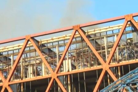 Princípio de incêndio atinge antigo Centro de Convenções de Salvador