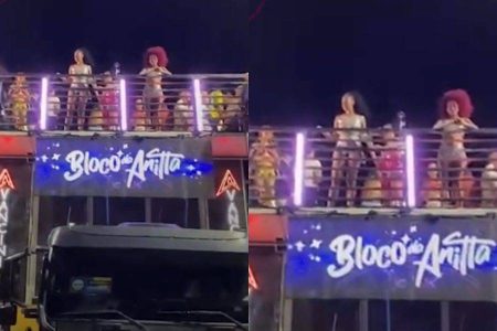 Anitta interrompe trio e aciona Bombeiros após folião desmaiar no circuito Barra/Ondina