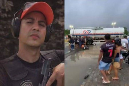 Policial morre em acidente envolvendo moto e carreta na BR-116, no interior da Bahia