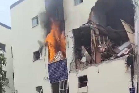 Após incêndio no Stiep, Codesal aguarda rescaldo para avaliar estrutura do prédio