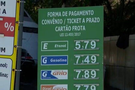 Gasolina tem segunda alta em cinco dias na Bahia e chega a R$ 7,49 em Salvador