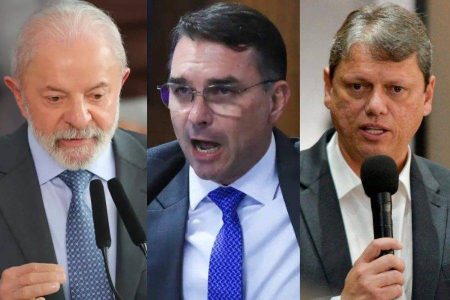 Lula empata com Flávio Bolsonaro e Tarcísio em simulações de 2º turno, diz pesquisa