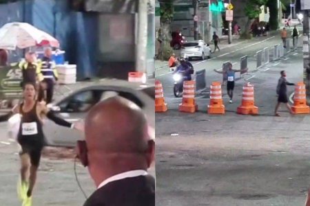 Atleta relata quase ser atropelado na chegada de corrida em Salvador: “Não fecharam a avenida”
