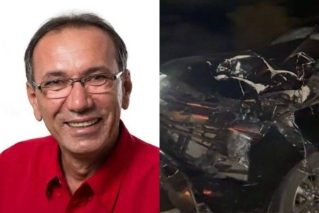 Deputado baiano se envolve em acidente após carro atingir animal na BA-210