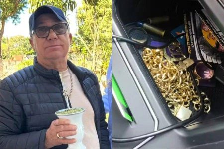 Neto viaja 670 km, mata avô em assalto e acaba preso com ouro roubado