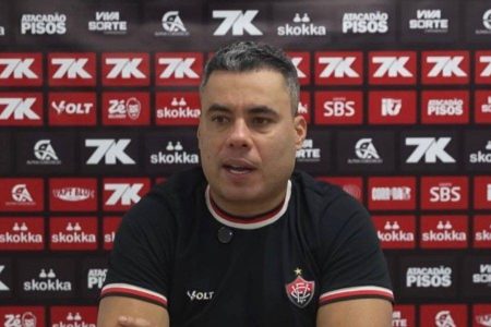 Jair Ventura valoriza reação do Vitória na Copa do Nordeste e projeta título: “Vamos brigar”