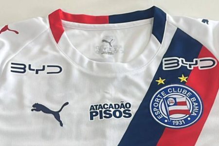 Bahia anuncia BYD como nova patrocinadora em contrato de três anos
