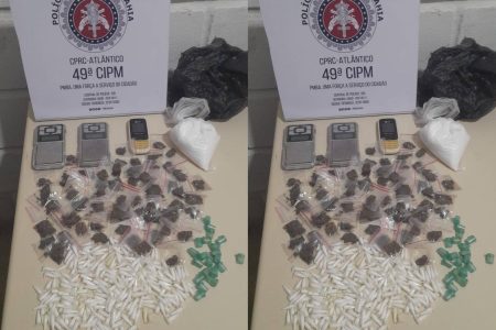 Polícia apreende drogas durante operação no Cassange mas suspeitos fogem para área de mata
