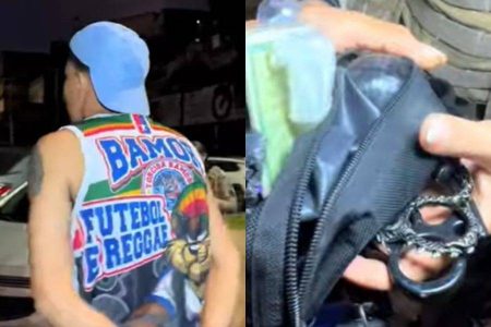 Quatro suspeitos ligados à Bamor são presos com drogas e socos ingleses em Salvador