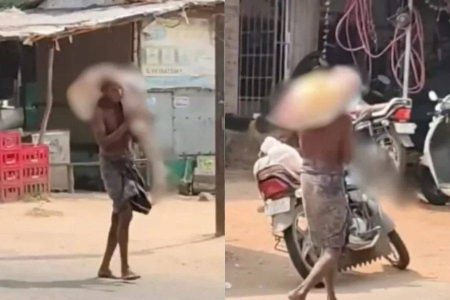 Homem desenterra corpo da irmã e leva esqueleto para sacar herança em banco na Índia