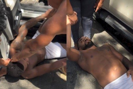 Davi Brito sofre forte crise de cãibra após treino, cai no chão e é socorrido na rua