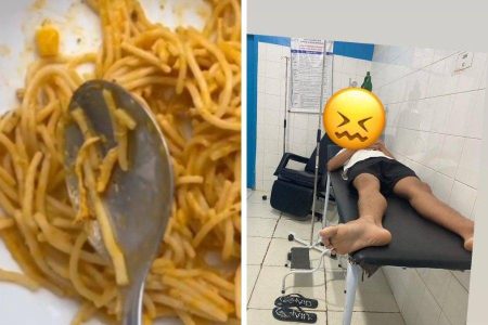 Alunas denunciam larvas em merenda e acabam suspensas em escola do interior da Bahia