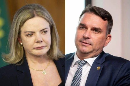 Justiça nega ação de Gleisi Hoffmann contra Flávio Bolsonaro por vídeo com IA