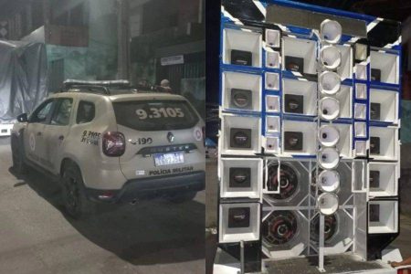 Operação Paredão apreende veículos com som irregular no bairro da Palestina, em Salvador