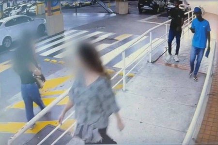 Imagens registram momentos antes do sequestro de três mulheres no Salvador Shopping