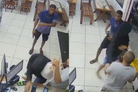 Criminosos  armados fecham padaria e rendem clientes durante assalto na Estrada Velha do Aeroporto