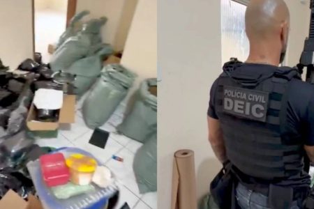 Polícia desmonta laboratório de drogas em Itapuã e apreende meia tonelada de entorpecentes