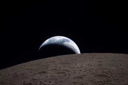Nasa divulga imagens inéditas da Terra vista da Lua