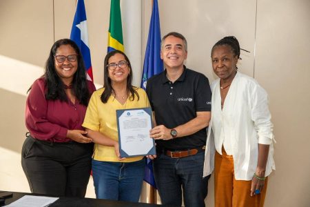 Salvador renova parceria com UNICEF e amplia ações de proteção a crianças e adolescentes