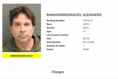 EUA divulgam foto de Ramagem após prisão pelo ICE