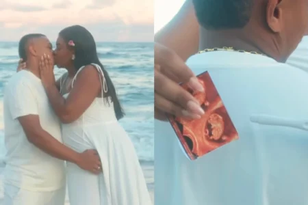 Influenciadora Raquel Brito anuncia gravidez do primeiro filho