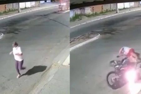 Adolescente suspeito de atropelar mulher durante manobra de “grau” é preso em Serrinha