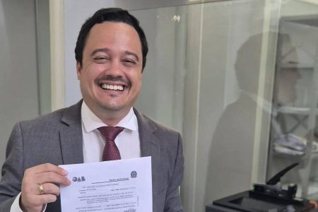 Advogado Diego Oliveira é candidato a vaga de desembargador do TRT pelo Quinto Constitucional