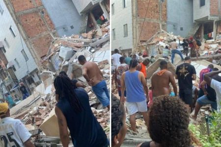 Desabamento de imóvel deixa pelo menos oito vítimas em Luís Anselmo, Salvador