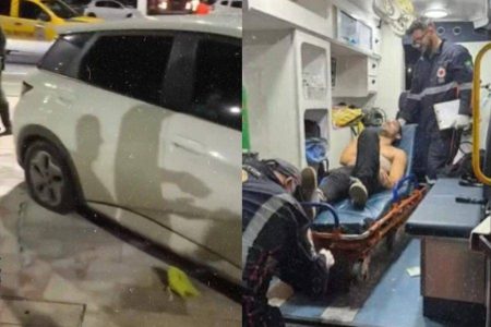 Motorista de aplicativo é baleado após PMs confundirem carro com veículo roubado em Recife