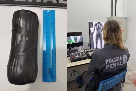 Jovem é presa ao tentar entrar em presídio de Feira de Santana com cocaína escondida nas partes íntimas