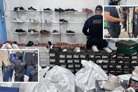 Fiscalização da Receita combate venda ilegal de produtos importados na Bahia