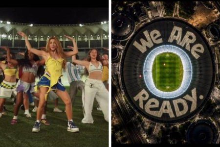 Shakira lança música da Copa com clipe gravado no Maracanã