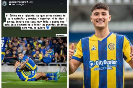Di María manda recado para atacante acertado com o Bahia: “Vamos sentir sua falta”