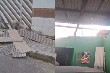 Sobrevoo durante preparativos para visita de Lula e Jerônimo causa estragos em casas de Camaçari