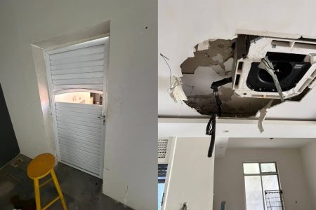Casa é saqueada e vandalizada por criminosos durante a madrugada no bairro de Brotas
