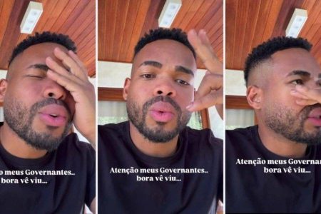 Cristian Bell critica situação das estradas da Bahia durante viagem ao interior: “tudo esburacada”