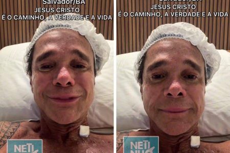 Emocionado, Netinho atualiza fãs sobre estado de saúde após realizar novas biópsias durante tratamento contra câncer