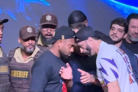 “Luta de centavos”: Davi Brito e Bambam se encontram antes do fight