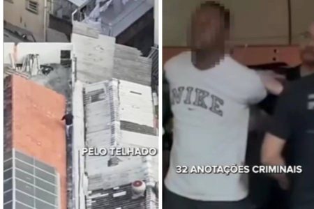 Vídeo mostra fuga de suspeitos durante operação da Polícia Civil na Lapa