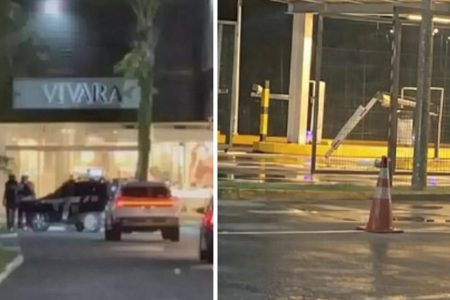 Loja da Vivara é assaltada por grupo armado no Outlet Premium Salvador, na RMS