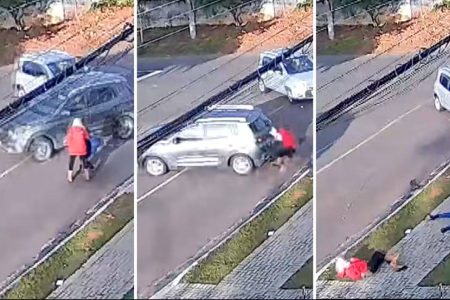 Mulher e criança são atropeladas a caminho da escola em Curitiba