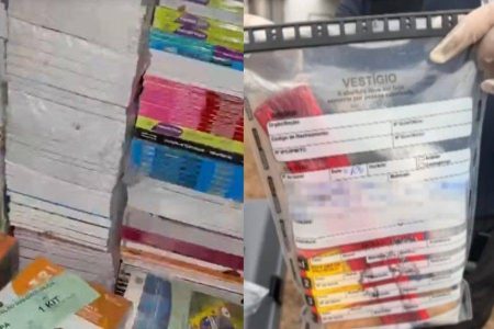 Operação fecha fábrica clandestina que utilizava livros escolares para embalar fogos na Bahia