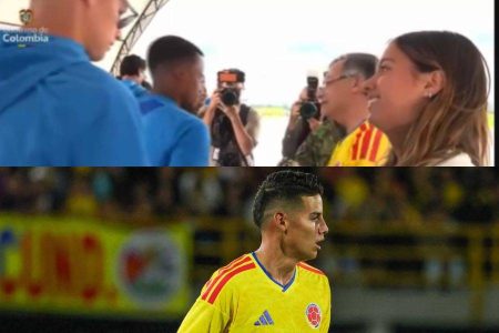 James Rodríguez vira alvo de críticas após supostamente negar foto à filha do presidente da Colômbia