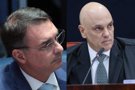 Flávio Bolsonaro pede que Moraes seja declarado suspeito em ação que cita Banco Master